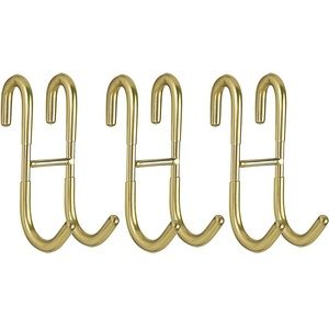 Simtive Shower Door Hooks (3-Pack), Over Door Hooks for Bathroom Frameless Glass